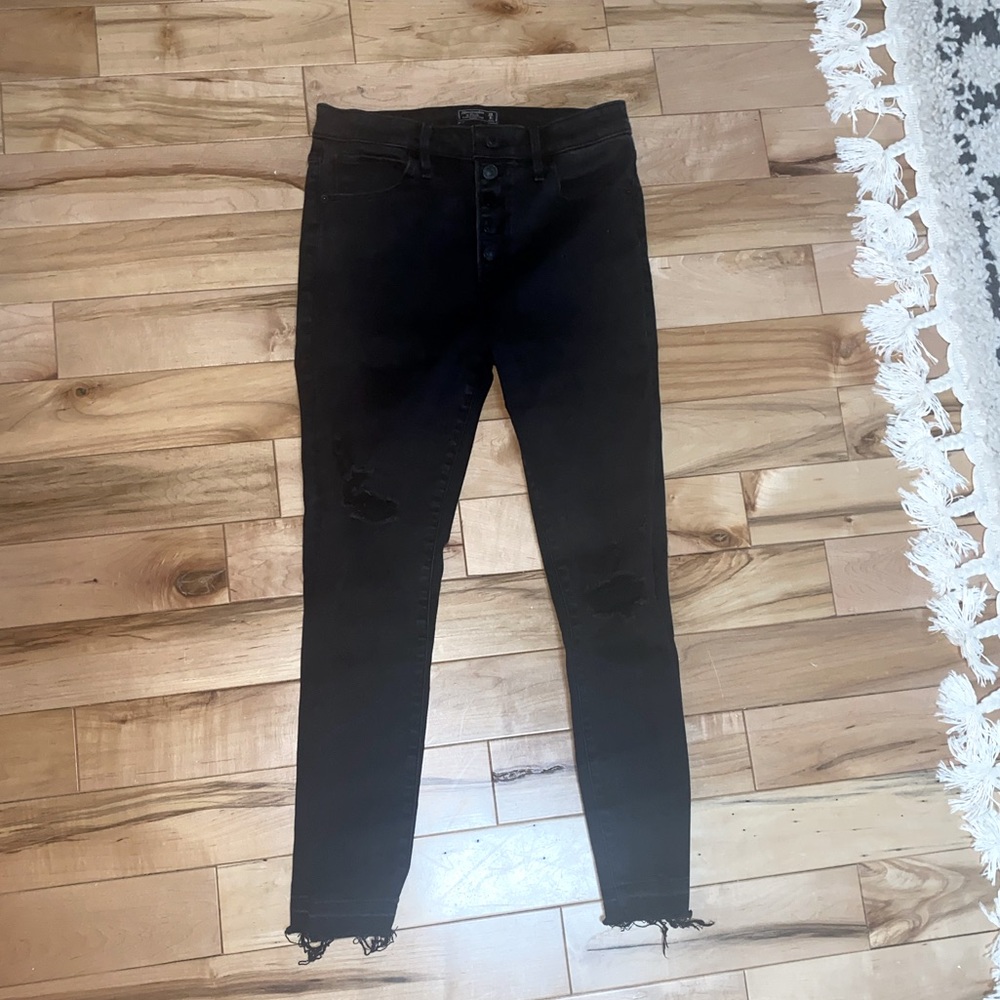 Abercrombie and Fitch distressed jeans